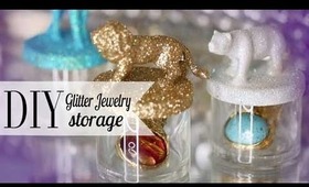 DIY Glitter Animal Jewelry Storage | Chic Room Decor ANNEORSHINE