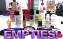 Product Empties!  March 2015