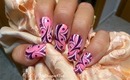 Abstract, Pink Wonderland Nail Art Design Tutorial - ♥ MyDesigns4You ♥