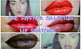 MAC Lipstick Collection + Lip Swatches | Briarrose91