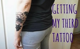 Getting My Third Tattoo | Peonies and Symbols (w/ subs)
