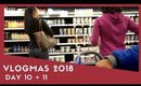 VLOGMAS DAY 10 & 11: UNPACK WITH ME | VLOGGER EQUIPMENT  | COOK WITH ME | ADRIANA LATELY