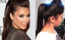 Kim Kardashian inspired Ponytail with a puff
