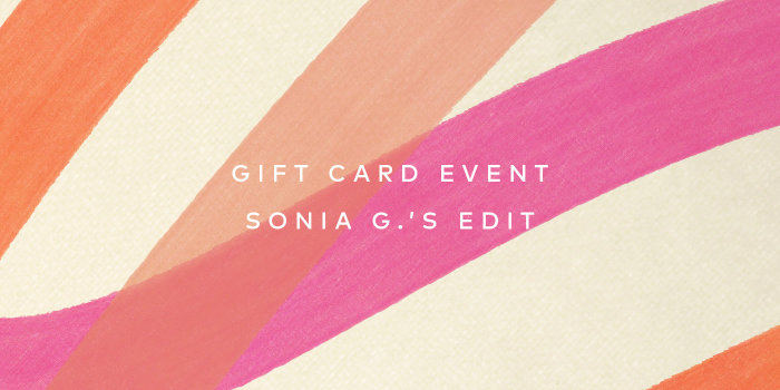 Need ideas on what to get during our Gift Card Event? Here’s what’s in Sonia G.’s cart!