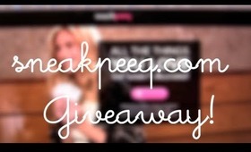 sneakpeeq.com Giveaway! Everybody Wins! | rebeccakelsey.com