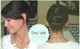 🎀 Easy Updo! 🎀 (for fine hair)
