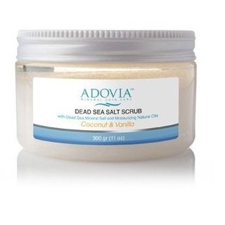 Adovia Dead Sea Salt Scrub - Coconut & Vanilla