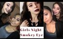 Smokey Eye and Vampy Lips on my friend Gina!