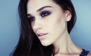 Blue vibe makeup tutorial