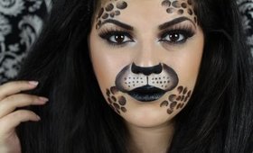 Leopard Print Makeup Tutorial for Halloween