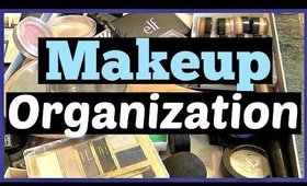 Clean With Me Makeup Collection | Organizing My Makeup 2018