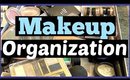 Clean With Me Makeup Collection | Organizing My Makeup 2018