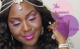 The Colourful Summer Bride Makeup Look