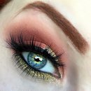 Summery Gold and Apricot Smokey Eye Makeup Tutorial