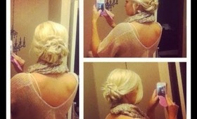 Easy Twisted Updo ☺ Hairstyle ☺