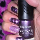 Purple Magnetic Nails