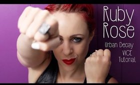 Ruby Rose Urban Decay Vice Makeup Tutorial | GlitterFallout