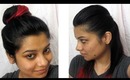 Two Easy Hairstyles-The TOP KNOT & THE POMPADOUR