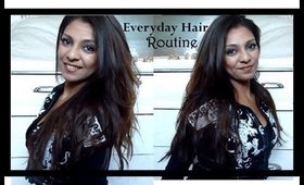 My Everyday Hair Routine / How I Straighten My Hair