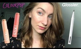 NEW Glossier Brow Flick & ColourPop Blush + Lite STIX