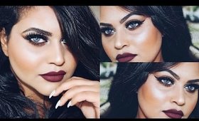 Fall smokey eye makeup tutorial + MAC Diva Lips 2015