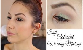 Soft Colorful Wedding Makeup