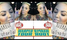 Warped Tour/Outside Concert Makeup Tutorial FULL Coverage