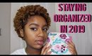 How I'm Staying Organized in 2019 | Personalized Planner Giveaway!