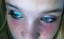 Monster (energey drink) Eyeshadow inspired look