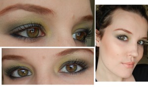 Green smokey eyes!  Only color not listed is MUG Pixie