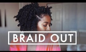 SUPER EASY Braid Out On Natural Hair (DETAILED TUTORIAL)