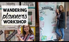 Wandering Planners Workshop | Weekly Vlog
