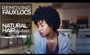 Removing Faux Locs + Natural Hair Talk
