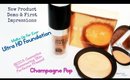 New Product Demo & First Impressions: Make Up For Ever Ultra HD Foundation & BECCA Champagne Pop