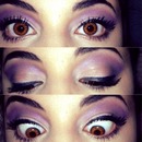 Purple eyes! Follow me on Instagram @cherielramirez 