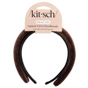 Kitsch Recycled Fabric Satin & Velvet Headbands