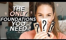 The ONLY 3 FOUNDATIONS You NEED (For Any Occasion!) | Jamie Paige