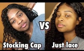 Testing Stocking Cap Method vs Straight lace (Which Is Better) ft Julia Hair