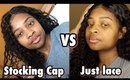 Testing Stocking Cap Method vs Straight lace (Which Is Better) ft Julia Hair