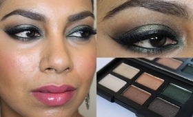 Green, Brown Smokey Eyes Using NARS Ride Up To The Moon Palette