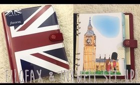 Union Jack Filofax & Inkwell A5 Inserts! ♡ My Unboxing & Set Up!