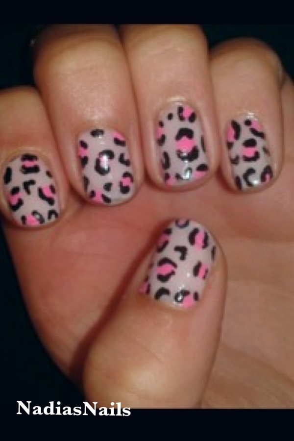 Pink Leopard Print Nails | Nadia S.'s Photo | Beautylish