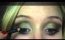 Smokey green eyes tutorial