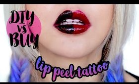 DIY Peel Off Lip Tattoo vs. 24 hr Lip Tint Tattoo