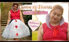 Halloween GRWM | Queen of Hearts // Makeup & Costume | fashionxfairytale