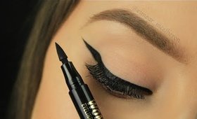 Stamp on Perfect Winged Liner?! | Drugstore Version | Eimear McElheron