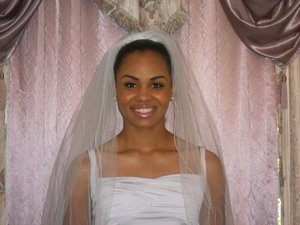 Natural bridal look
