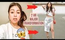 2 HOUR NYE TRANSFORMATION *HOT MESS TO GLAM*