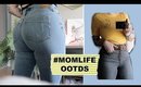 HOW I STYLE JEANS ☀️ the cool mom OOTDS