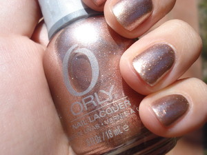 Orly - Rage. I think that this is my favorite nail polish right now! The colour is so amazing and it works for every season.